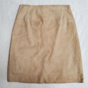 Hugo Buscati Lambsuede Skirt